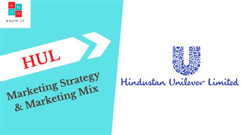 marketing strategy of hul|Marketing Strategy of HUL .